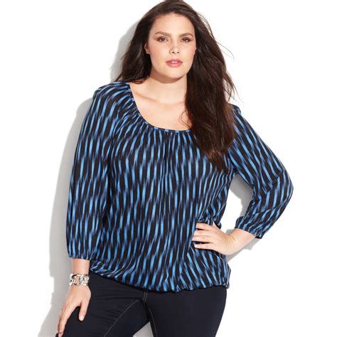 michael kors women's plus size tops|Michael Kors plus size blouses.